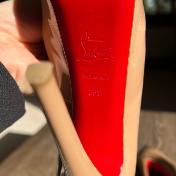Christian Louboutin Lady Peep 150 mm Nude 36.5 - Picture 8 of 15
